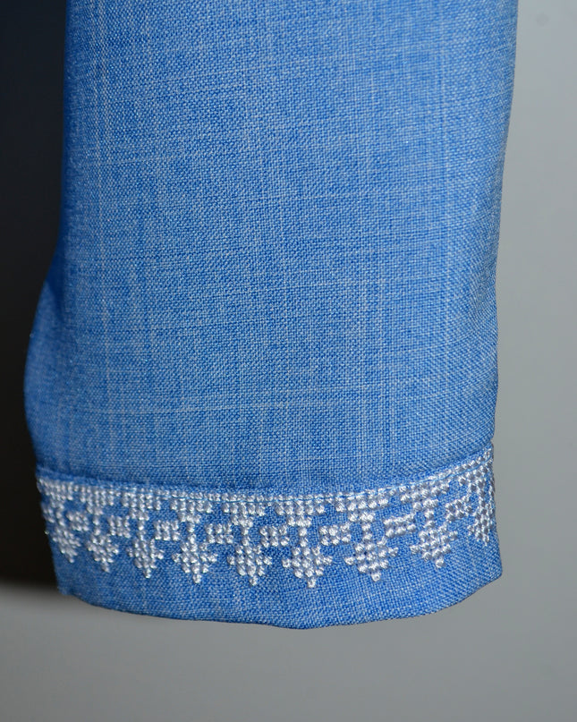 Shirt with star embroidery