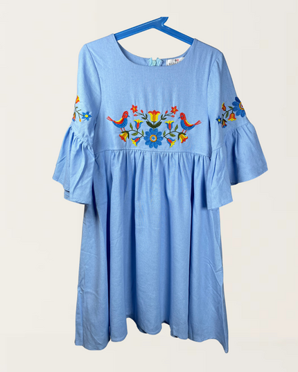 "Horlytsya" girl blue dress
