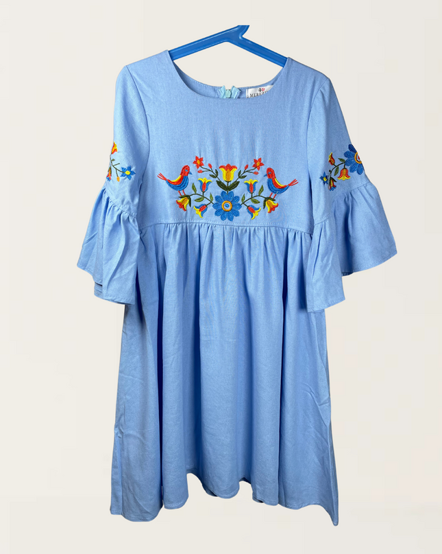 "Horlytsya" girl blue dress
