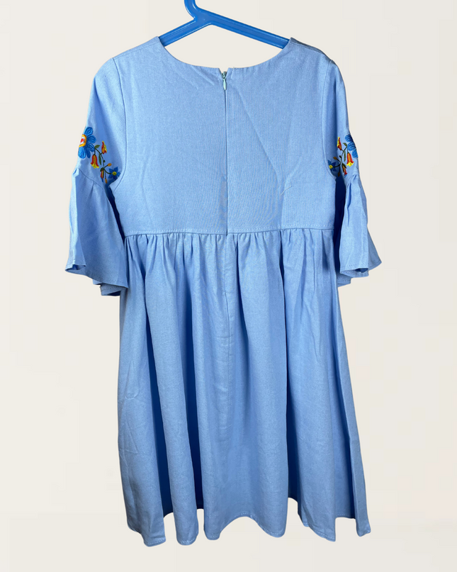 "Horlytsya" girl blue dress