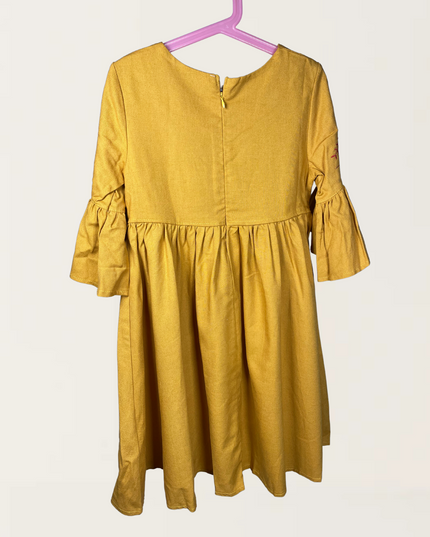 "Zaychyky" Girl orange dress