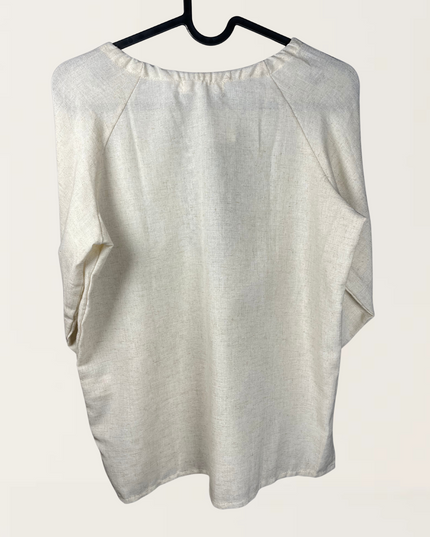 "Bandera" beige blouse