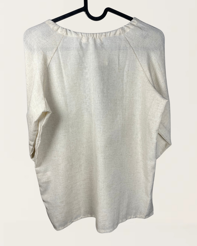 "Bandera" beige blouse