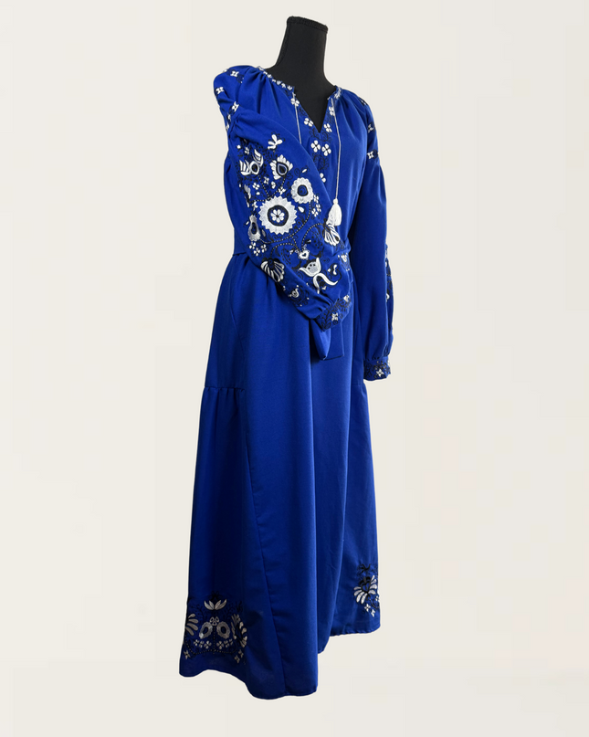 Tree Of Life Blue Dress