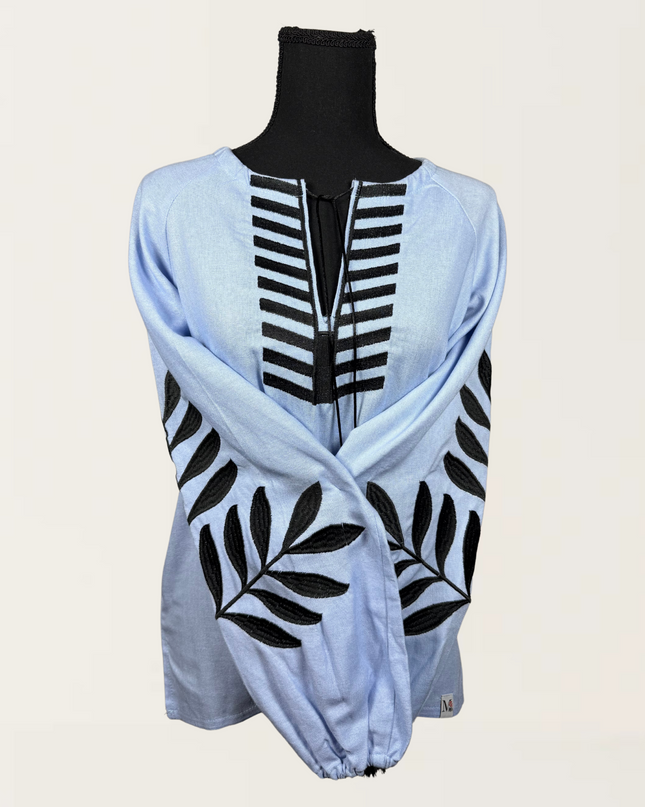 "FERN" Blue Blouse