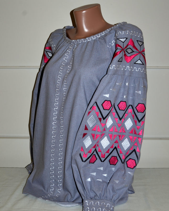 Gray rhomb shirt
