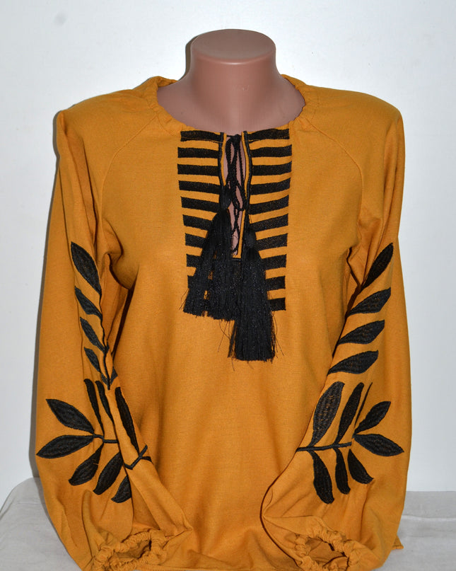 "FERN" Orange Blouse