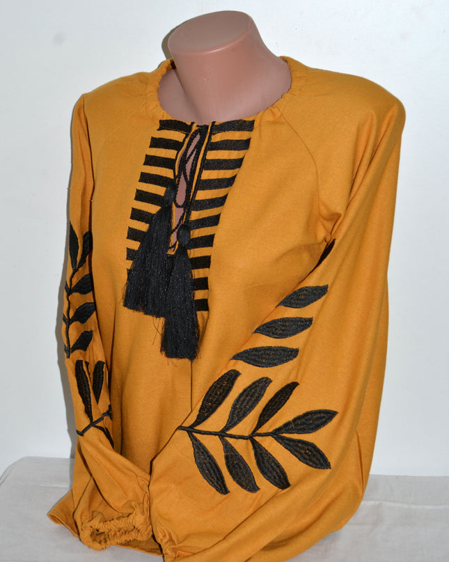 "FERN" Orange Blouse