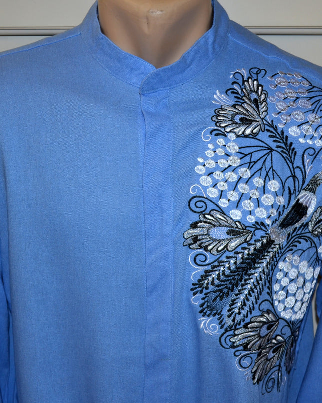 Petrykivka ornament shirt